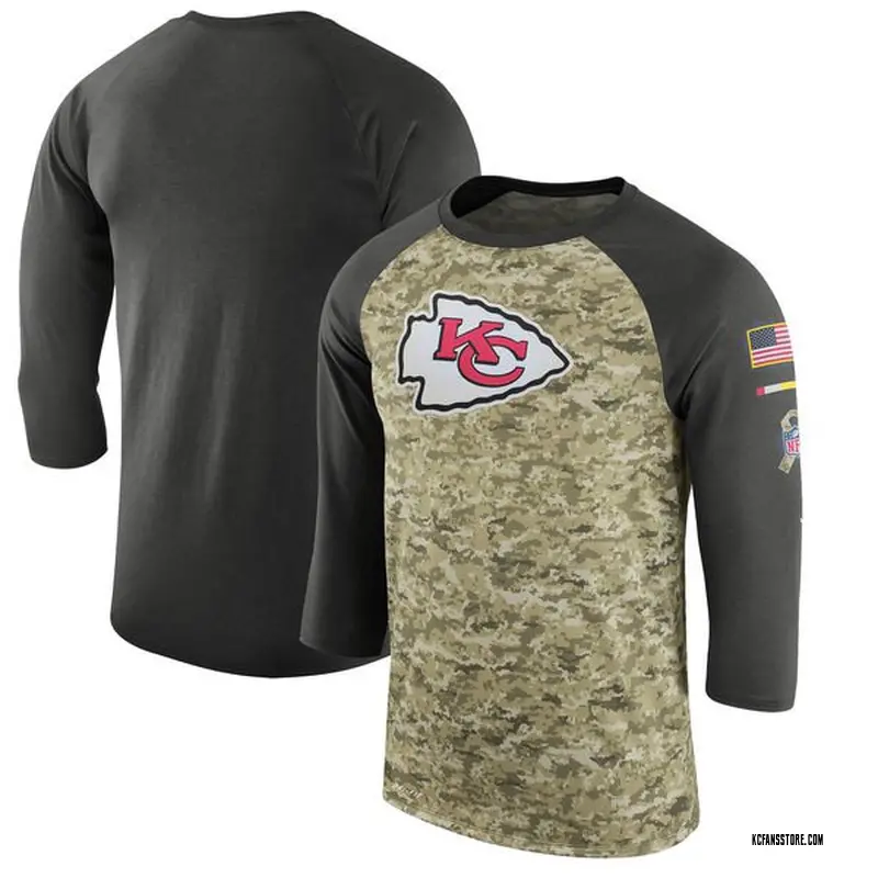 Clyde Edwards-Helaire Kansas City Chiefs Men's Legend Olive Salute to  Service T-Shirt