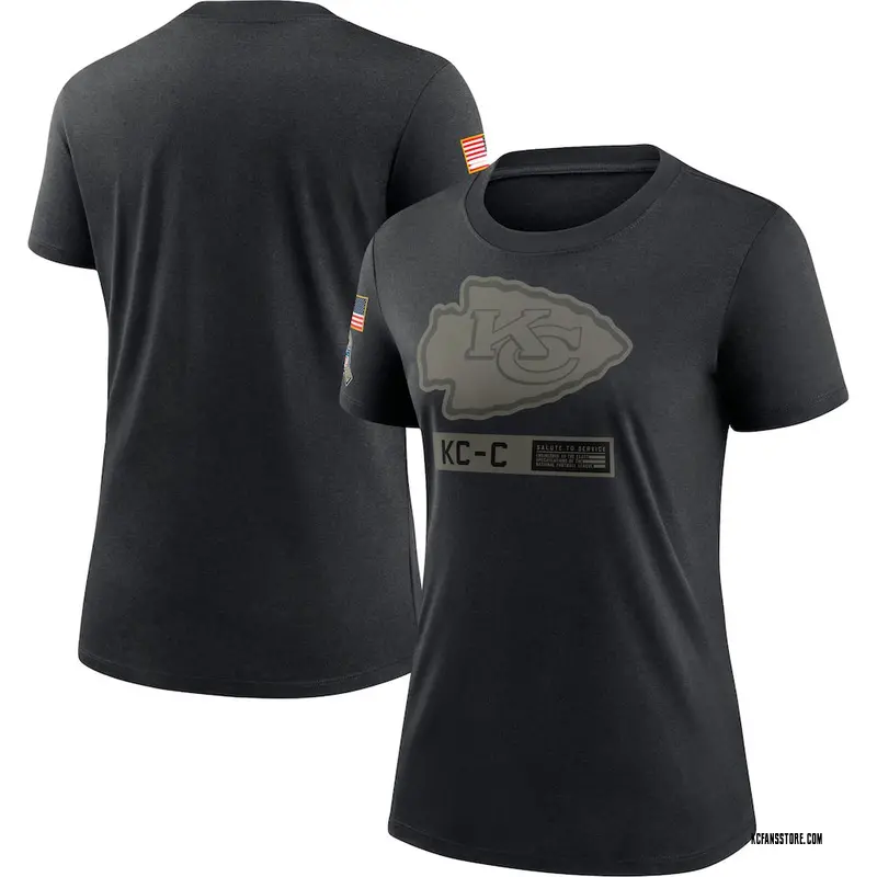 Women's Custom 2020 Salute To Service Performance T-Shirt - Black -  Tshirtsedge