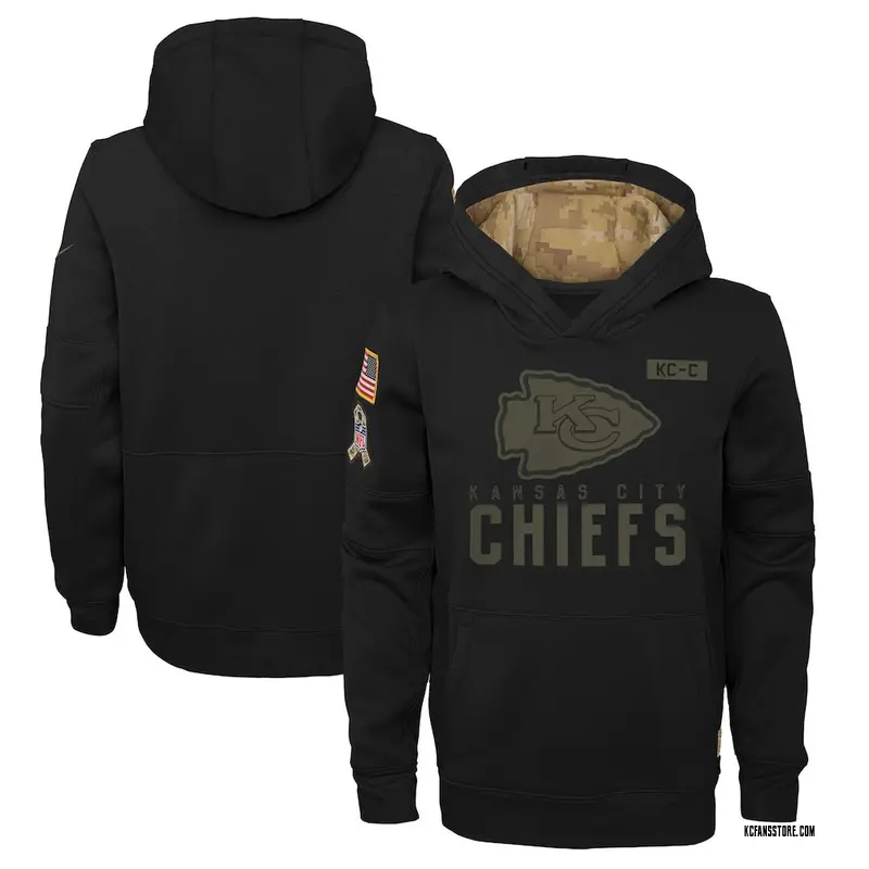 Kansas City Chiefs Nike 2022 Salute To Service Therma Performance Pullover  Hoodie - Camo - Youth