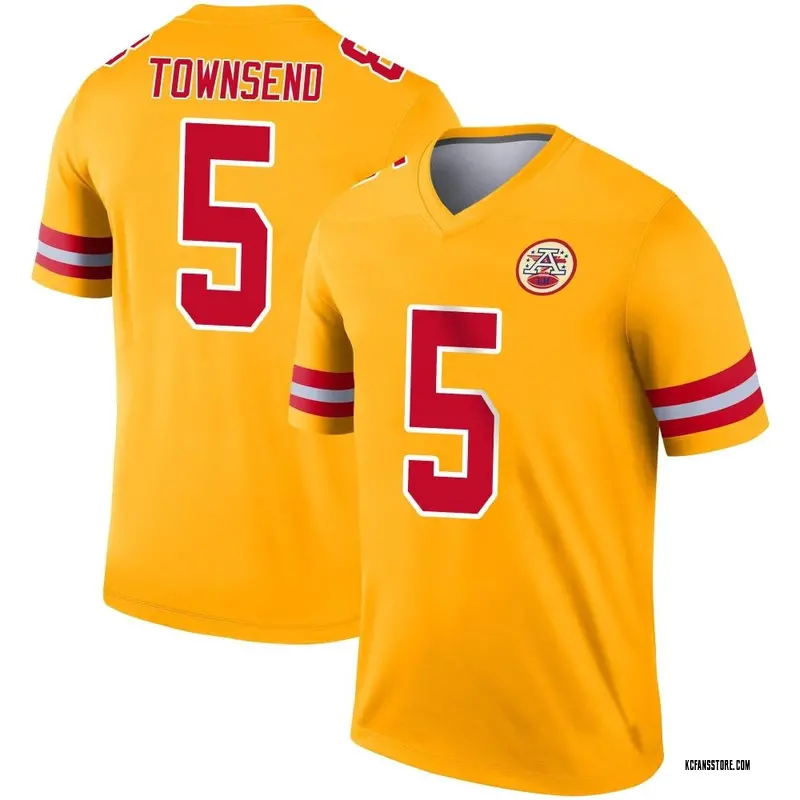 Tommy Townsend Signed Yellow Kansas City Chiefs Jersey JSA